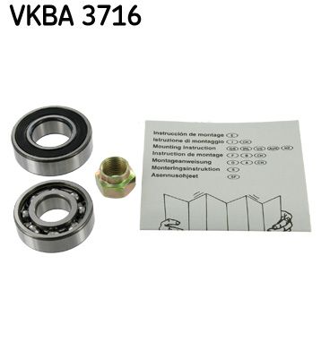 Комплект подшипника ступицы колеса SKF VKBA 3716