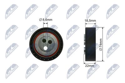 Spriegotājrullītis, Ķīļrievu siksna NTY RNK-FT-020