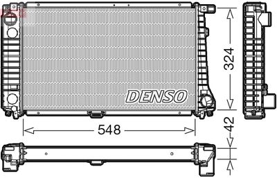 Radiators, Motora dzesēšanas sistēma DENSO DRM05016