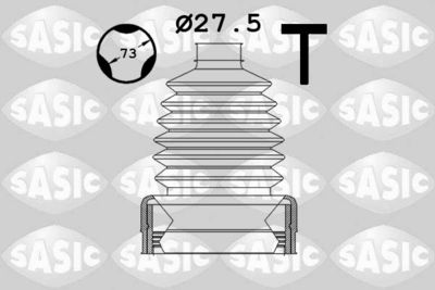 Комплект пыльника, приводной вал SASIC 1906069