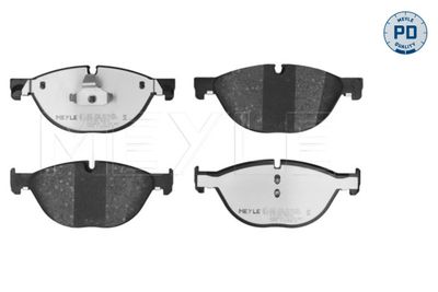 Комплект тормозных колодок, дисковый тормоз MEYLE 025 250 4519/PD