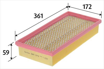 Gaisa filtrs VALEO 585573