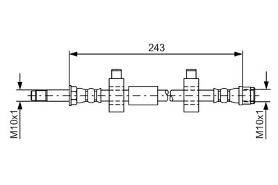 Тормозной шланг BOSCH 1 987 476 320