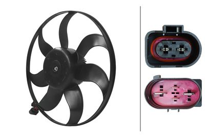 Вентилятор, охлаждение двигателя HELLA 8EW 366 420-131