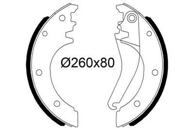 Комплект тормозных колодок VALEO 564252