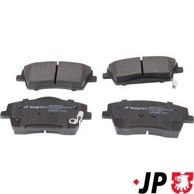 Bremžu uzliku kompl., Disku bremzes JP GROUP 4963604410