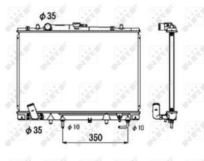 Radiators, Motora dzesēšanas sistēma NRF 53687