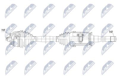 Приводной вал NTY NPW-BM-252