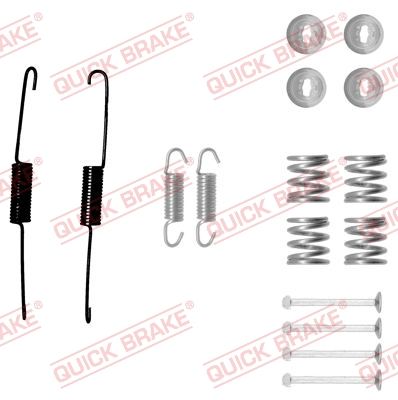 QUICK BRAKE 1050879 Piederumu komplekts, Bremžu