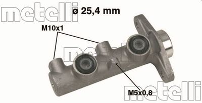 Главный тормозной цилиндр METELLI 05-0329