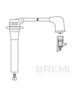 Augstsprieguma vads BREMI 6A63/21