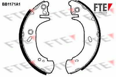Комплект тормозных колодок FTE 9100036