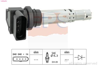 Катушка зажигания EPS 1.970.474