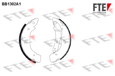 Комплект тормозных колодок FTE 9100072