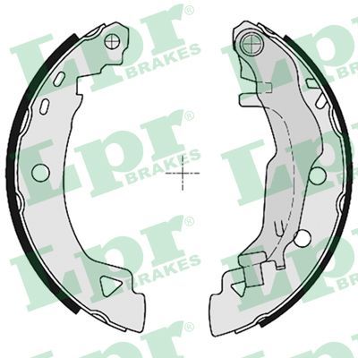 Bremžu loku komplekts LPR 04925