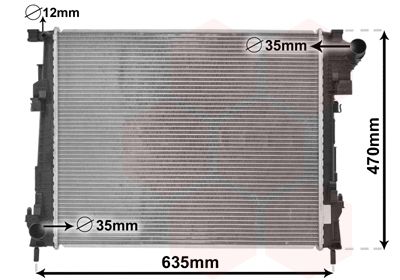 Radiators, Motora dzesēšanas sistēma VAN WEZEL 43002427