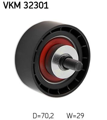 Parazīt-/Vadrullītis, Ķīļrievu siksna SKF VKM 32301