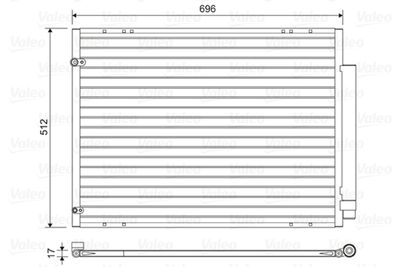 Kondensators, Gaisa kond. sistēma VALEO 814448