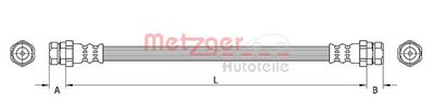 Тормозной шланг METZGER 4110634
