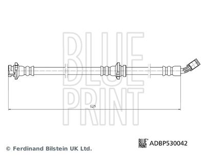 Тормозной шланг BLUE PRINT ADBP530042