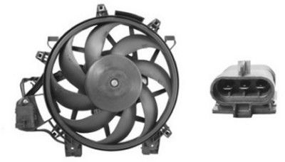 Ventilators, Motora dzesēšanas sistēma VAN WEZEL 3779750