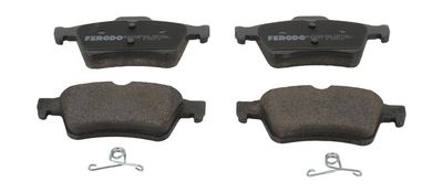 Комплект тормозных колодок, дисковый тормоз FERODO FDB1766
