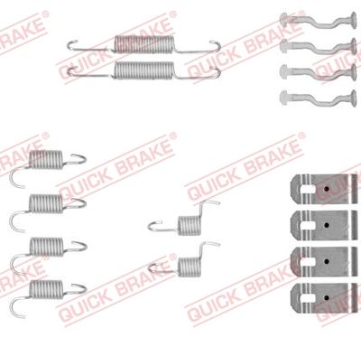 Комплектующие, стояночная тормозная система QUICK BRAKE 105-0876