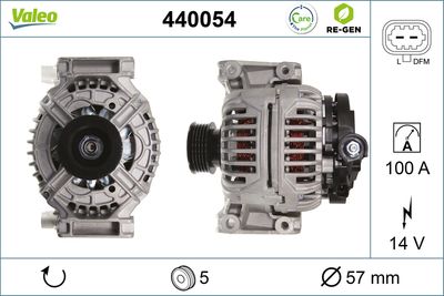 Генератор VALEO 440054