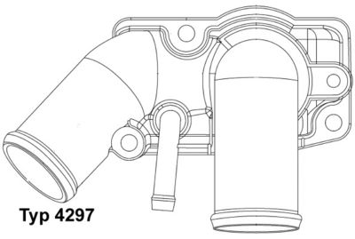 Termostats, Dzesēšanas šķidrums BorgWarner (Wahler) 4297.92D