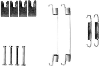 Комплектующие, тормозная колодка HELLA 8DZ 355 200-701