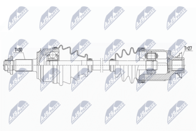 Приводной вал NTY NPW-HD-096
