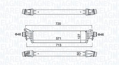 Интеркулер MAGNETI MARELLI 351319205870