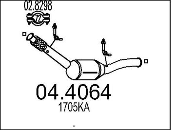 Katalizators MTS 04.4064