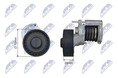 Spriegotājrullītis, Ķīļrievu siksna NTY RNK-AU-019