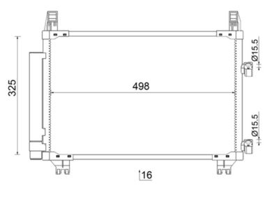 Конденсатор, кондиционер MAHLE AC 793 000S