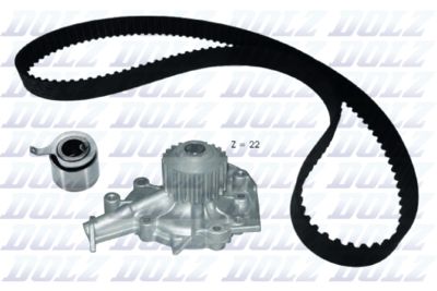 Водяной насос + комплект зубчатого ремня DOLZ KD187