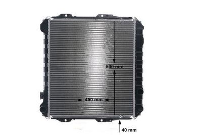 Radiators, Motora dzesēšanas sistēma MAHLE CR 758 001S