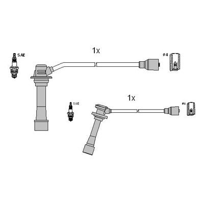 Augstsprieguma vadu komplekts HITACHI 134123