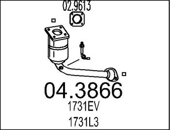 Катализатор MTS 04.3866