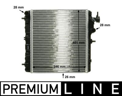 Radiators, Motora dzesēšanas sistēma MAHLE CR 1116 000P