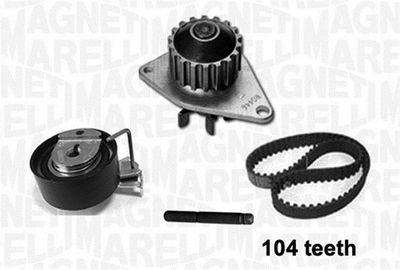 Ūdenssūknis + Zobsiksnas komplekts MAGNETI MARELLI 341405310002