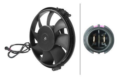 Вентилятор, охлаждение двигателя HELLA 8EW 366 420-291