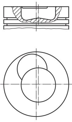 Поршень MAHLE 227 PI 00101 000