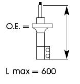 Амортизатор KYB 324021