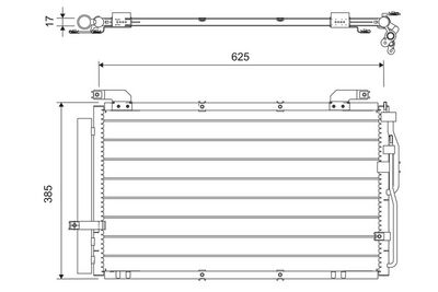 Конденсатор, кондиционер VALEO 818075
