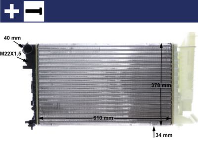 Radiators, Motora dzesēšanas sistēma MAHLE CR 481 000S