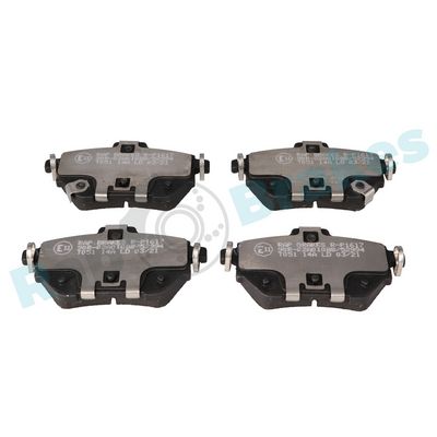Bremžu uzliku kompl., Disku bremzes RAP BRAKES R-P1617