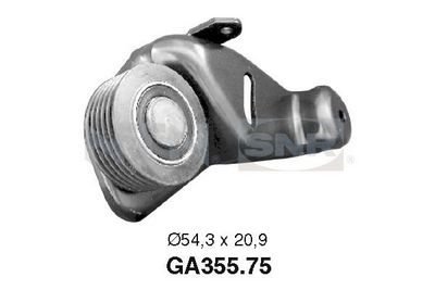 Натяжной ролик, поликлиновой ремень SNR GA355.75