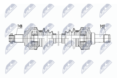 Приводной вал NTY NPW-BM-047