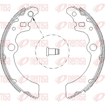 Тормозные колодки REMSA 4143.00